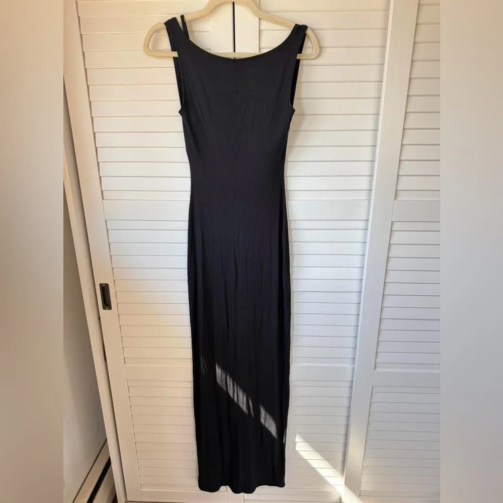 SKIMS RARE! Soft Lounge Long Lace Tank Dress with Bralette - Picture 8 of 11